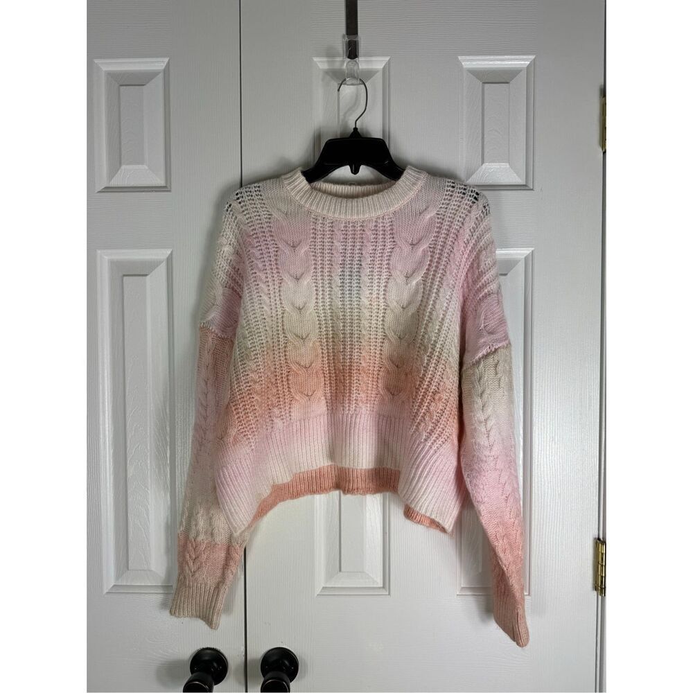 NWT Love Tree Womens Crop Sweater Size L